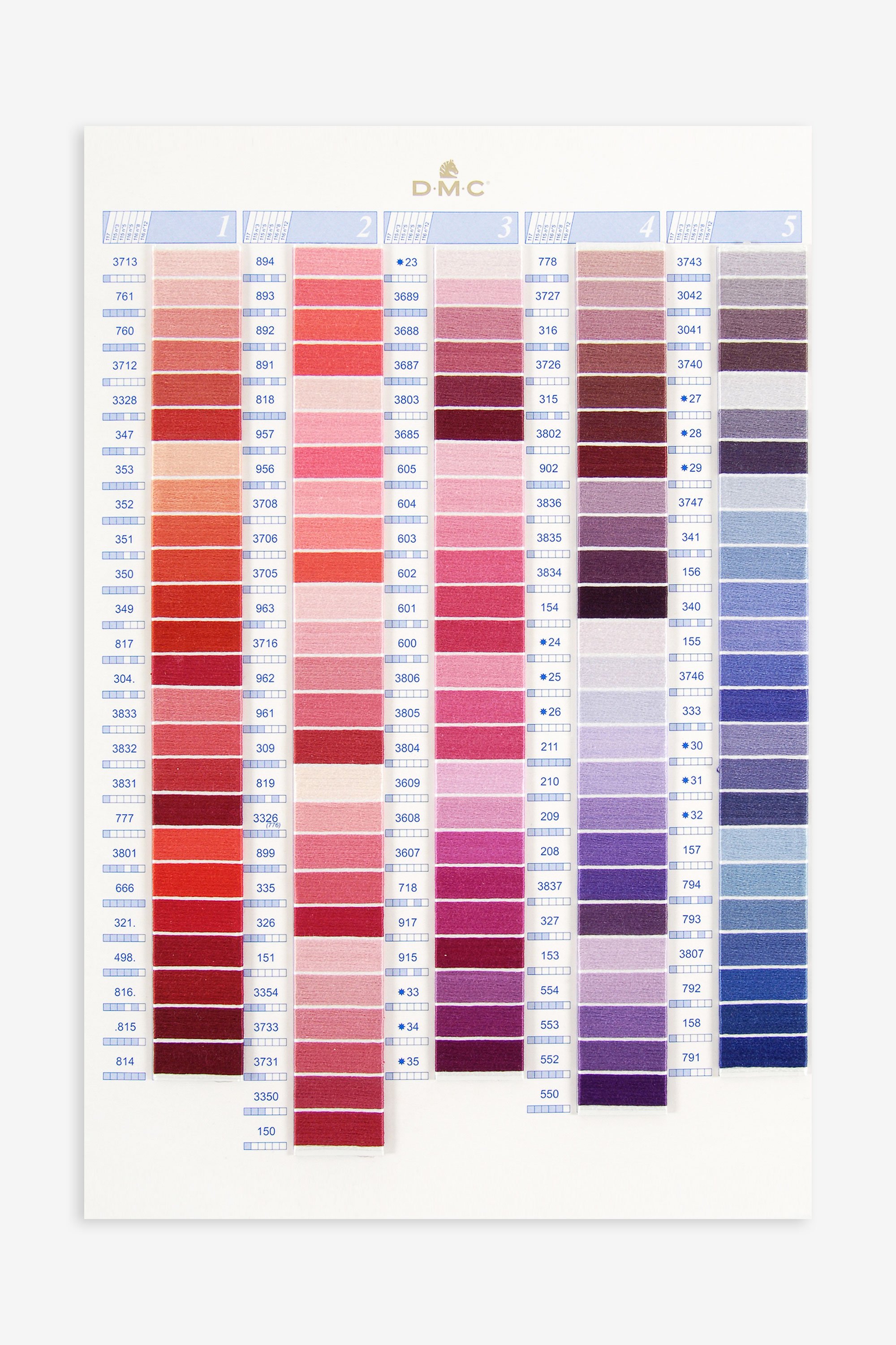 Dmc Floss Color Chart Numbers Hot Sex Picture