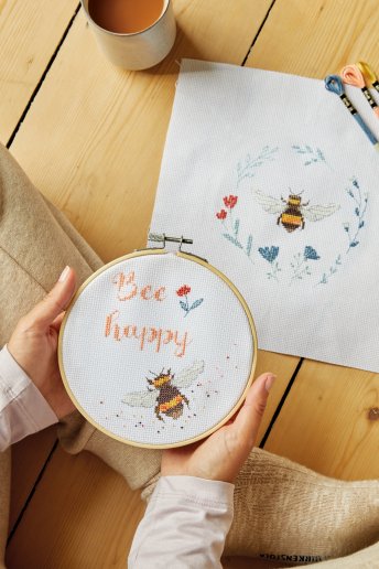 The Well-bee-ing Cross Stitch Duo Kit  