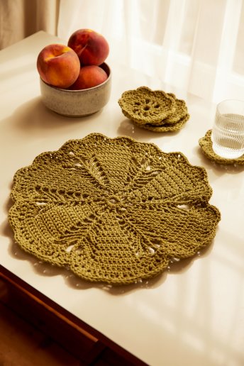 Kit croché -  Uma mesa harmoniosa