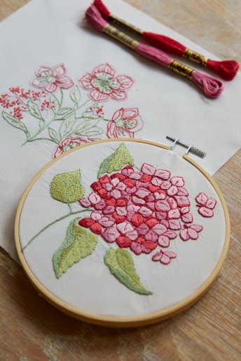 The Blissful Blooms Embroidery Duo Kit