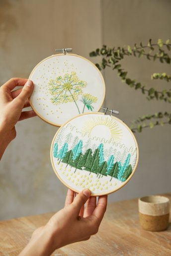 The Woodland Walk Embroidery Duo Kit
