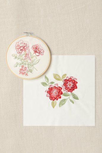 The Calming Carnations Embrodery Duo Kit