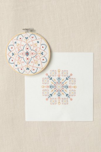 The Meditative Mandala Cross Stitch Duo Kit