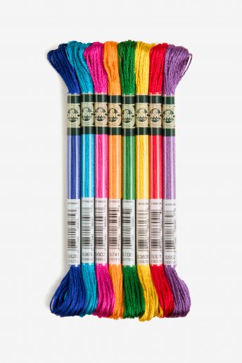 DMC Satin Radiant Treasures Thread Pack