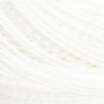 Coton Perlé - Taille 12, 120 m BLANC