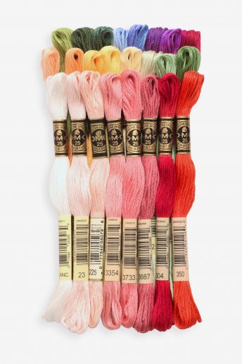 Floral Stranded Cotton Thread Assortment 