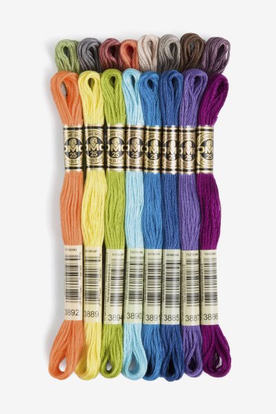 30 échevettes DMC Stranded coton écheveaux/Threads-Choisissez vos propres couleurs 10-20 
