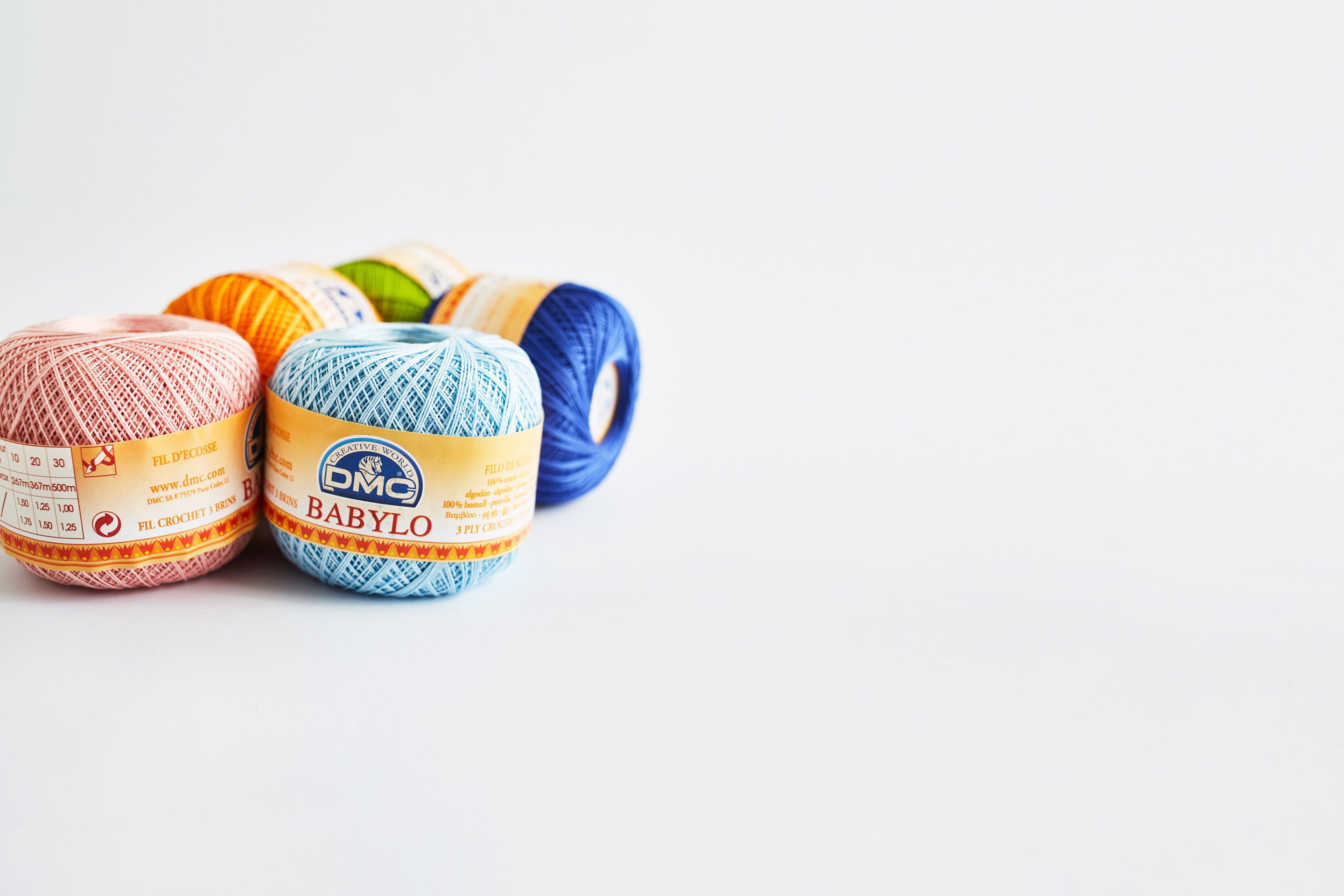 Hilo para ganchillo babylo de colores 50r 147d-p