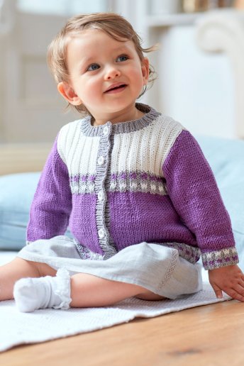 Modele Baby Cotton casaco menina 6761