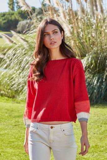 Modèle pull femme Natura n°6821