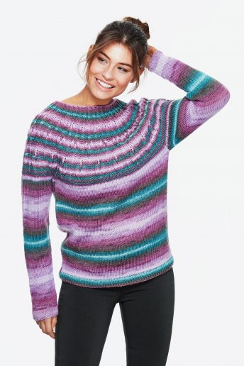Modello Brio maglione fantasia donna