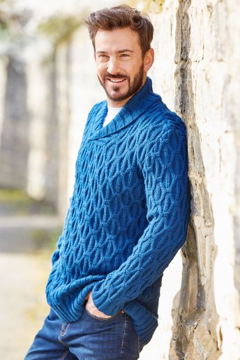 Modelo Merino Essentiel camisola homem