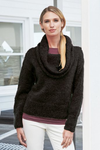 Modelo Ankara Jersey cuello amplio mujer
