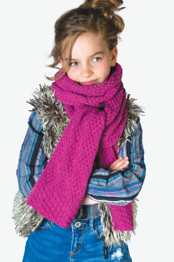 Modelo Woolly 5 Cachecol para criança