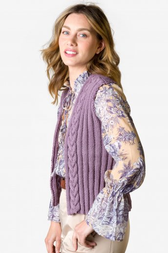 Modelo Woolly 5 Colete para mulher