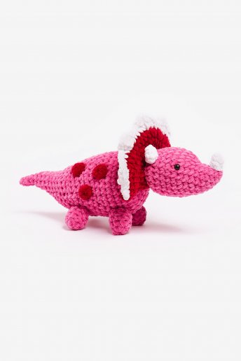 Book n°2 Crochet Happy Chenille, 5 motifs dinosaures