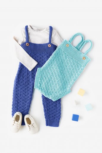 Modèle 100% Baby Cotton short à bretelles pour bébé 