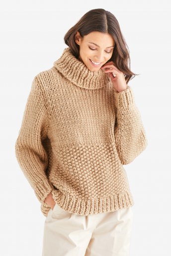 Modelo Big Knit Camisola