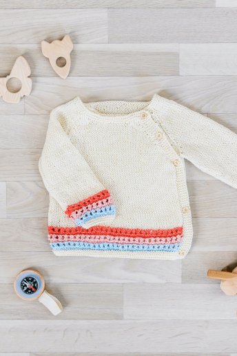 Baby Natura Ella Cardigan Knitting Pattern