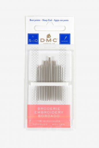 DMC Embroidery Needles Size 5 - 10 