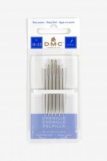 DMC Chenille Needles Size 18 - 22