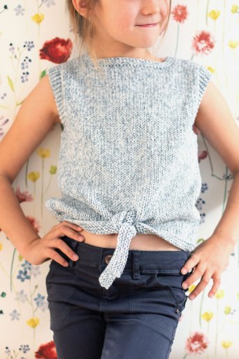 Mädchentop Coton Natura Denim n°6767