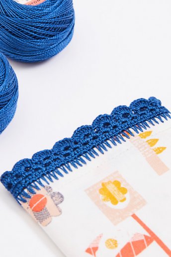 Bordure dentelle Sarile - motif crochet