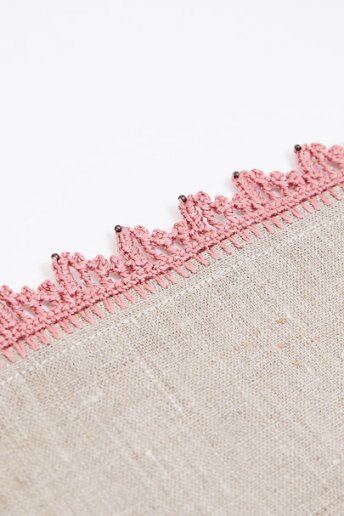 Bordure dentelle Kara - motif crochet