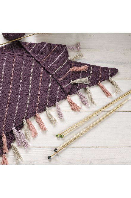 Modello tricot Andra sciarpa-foulard fantasia