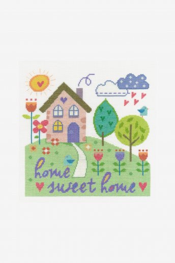 Home Sweet Home cross stitch kit