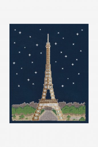 Paris By Night Cross Stitch Kit 