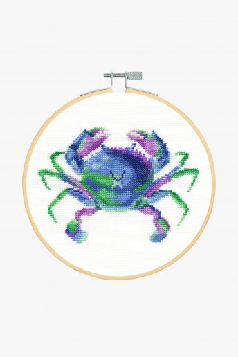 Colourful Crab Cross Stitch Kit