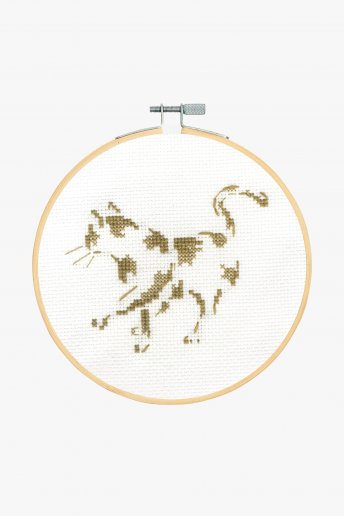 Curious Cat Cross Stitch Kit
