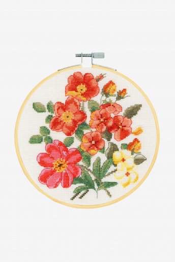 Wild Roses Cross-stitch Kit