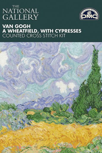 Wheat field with Cypress Van Gogh Cross Stitch Kit