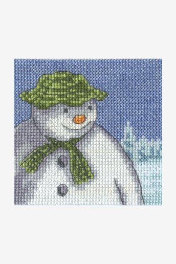 Stitch kit The SNOWMAN - FIR TREES
