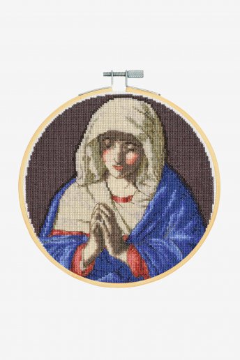 The National Gallery × DMC Cross Stitch Kits　ジョバンニ・バッティスタ・サルヴィ「祈りのマドンナ」