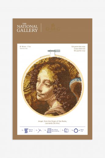 The National Gallery × DMC Cross Stitch Kits　レオナルド・ダ・ヴィンチ「岩窟の聖母」