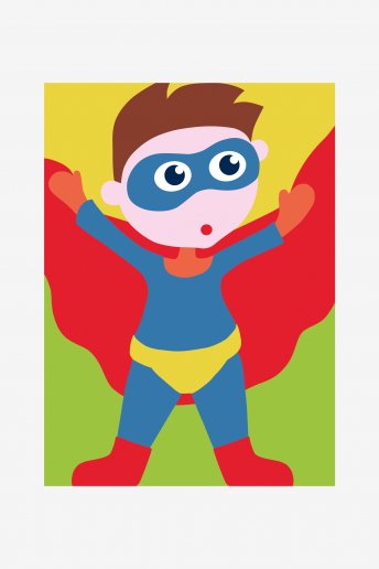 Kids Tapestry Kit -Super Hero
