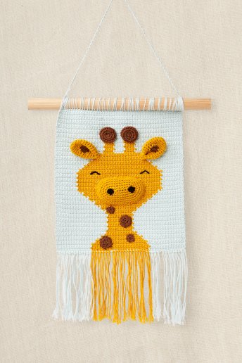 Kit Crochet - Tapiz de Jirafa - Gift of stitch