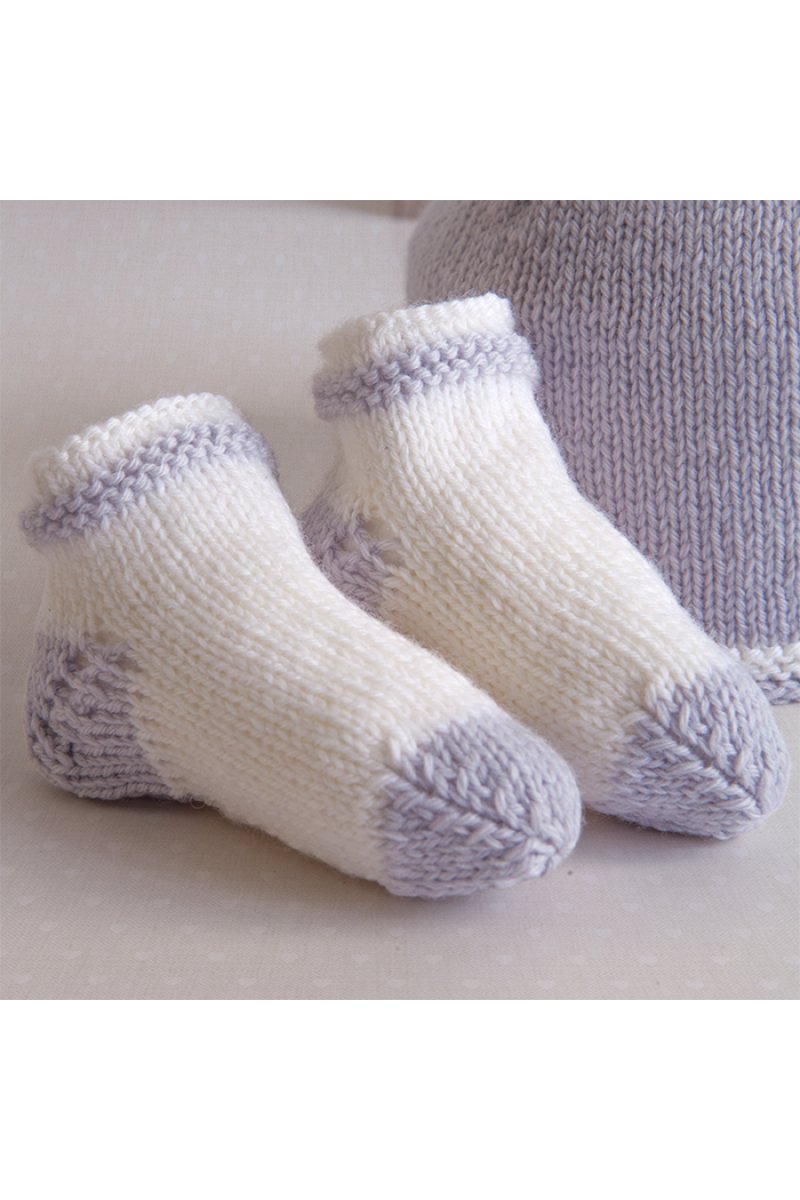 Modele Tricot Mini Mini Chaussons Tricot Dmc