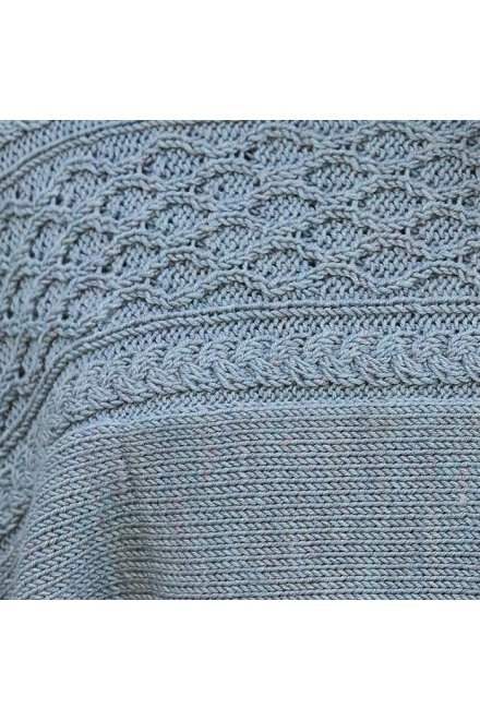 Modèle tricot poncho dundee