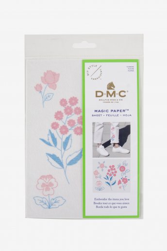 Flower Collection Embroidery Magic Paper