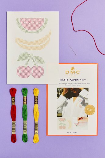 Fruit Collection Cross Stitch Magic Paper Kit
