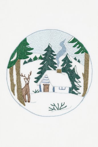 Winter Landscape - Embroidery Pattern