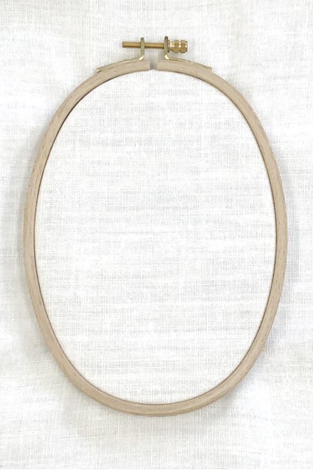 刺しゅう枠　縦オーバル（楕円型）