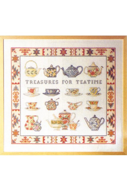 「Tea Time（ティータイム）」Permin Cross Stitch Kits ペルミン クロスステッチキット