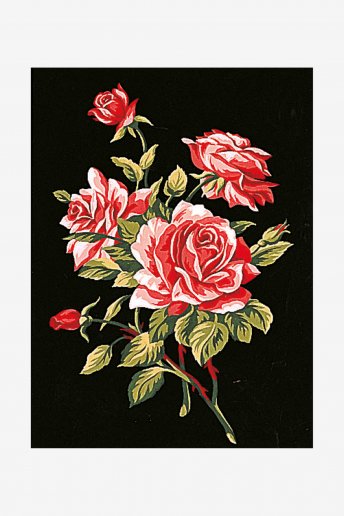 Antique Canvas - Branch of Roses