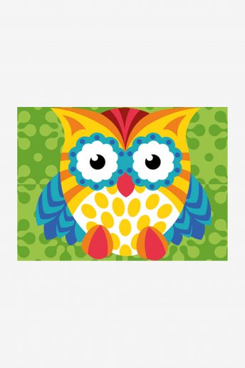Antique Canvas - Floral Owl