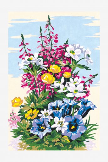Antique Canvas - Spring Bouquet